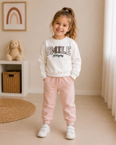 Bluza dziewczęca ORIGINAL MARINES DEA3549F śmietankowa