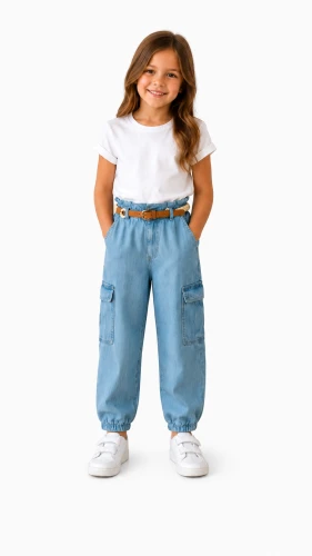 Spodnie dziewczęce MAYORAL 3590 jasny jeans