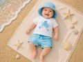 Zestaw kąpielowy MAYORAL 1620 biały/niebieski