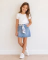 Spódniczka dziewczęca MAYORAL 6952 jasny jeans