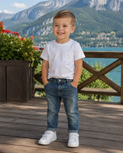 Spodnie chłopięce iDO 4.4257/00 ciemny jeans
