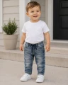Spodnie chłopięce iDO 4.4256/00 ciemny jeans