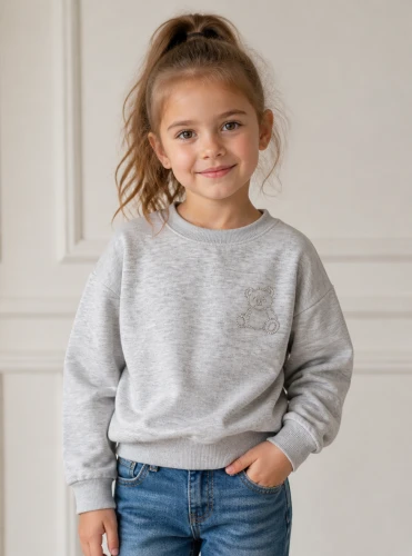 Bluza dziewczęca ORIGINAL MARINES DGA3573F szarość