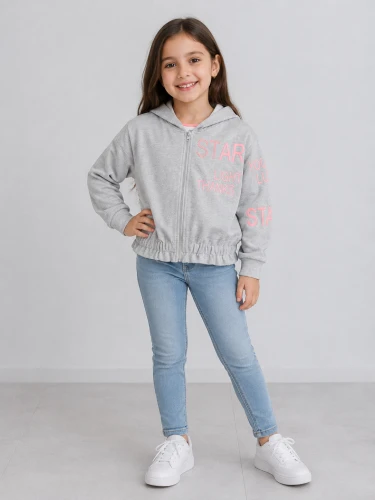 Bluza dziewczęca iDO 4.4503/00 szara
