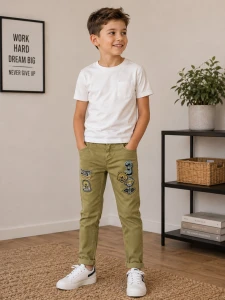 Spodnie chłopięce MAYORAL 7524 khaki