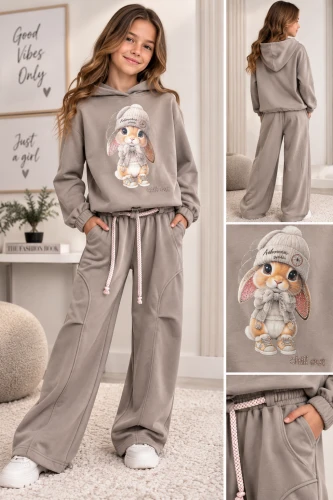 Dres dziewczęcy Chill Out królik fango