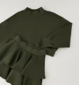 Komplet dziewczęcy Ido 4.H767 khaki