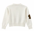 Sweter dziewczęcy SARABANDA H504 biały
