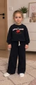 Dres dziewczęcy z wiśnią granatowy