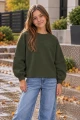 Bluza dziewczęca Ido 4.H719 khaki