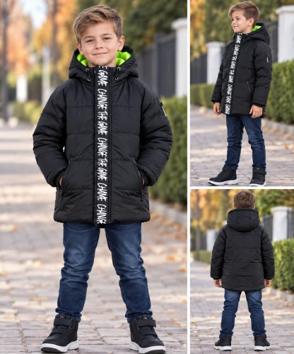 Kurtka chłopięca TRYBEYOND 999.97466 czarna