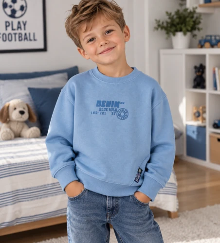 Bluza chłopięca oversize ORIGINAL MARINES DGA2544B niebieska