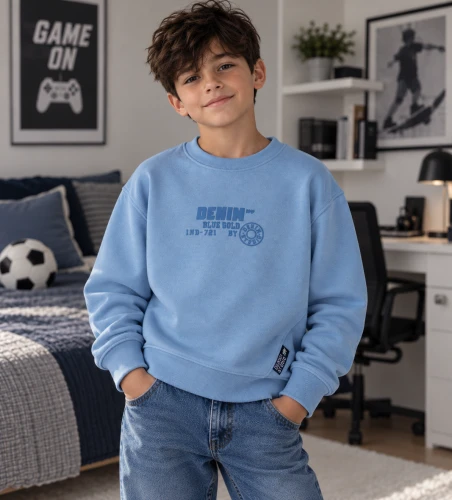 Bluza chłopięca ORIGINAL MARINES DGA2544B niebieska