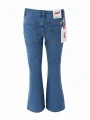 Spodnie dziewczęce dzwony jasny jeans