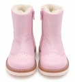 Buty dziewczęce EMEL E2642 zimowe jasny róż