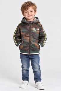 Kurtka chłopięca BOBOLI 514190 zielona