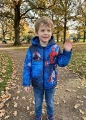 Kurtka chłopięca Spider- Man niebieska