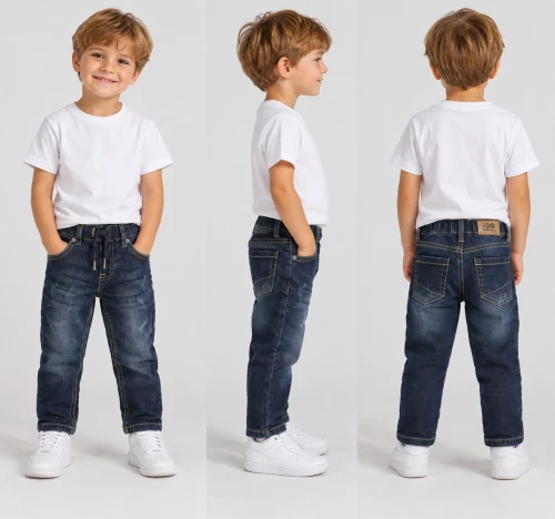 Spodnie chłopięce iDO 4.3455/00 ciemny jeans