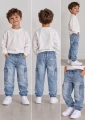 Szerokie spodnie cargo unisex MAYORAL 3573 jeansowe