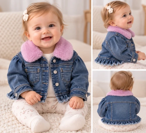 Kurtka dziewczęca MAYORAL 2431 jeans/róż