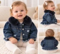 Kurtka dziewczęca MAYORAL 2431 ciemny jeans