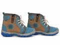 Buty chłopięce KORNECKI 03787 szaro niebieskie ocieplane