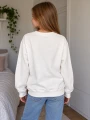 Bluza dziewczęca z jamnikiem biała