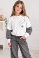 Bluza dziewczęca iDO 4.4494/00 biała