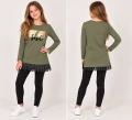 Bluzka dziewczęca iDO 4.K937/00 khaki