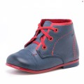 Buty chłopięce EMEL E2438-11 granatowo-czerwone