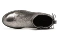 Buty dziewczęce GEOX J8449B srebrne z kokardą