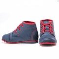 Buty chłopięce EMEL E2438-11 granatowo-czerwone